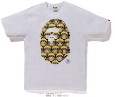 Bape Naruto Ape Head Tee White