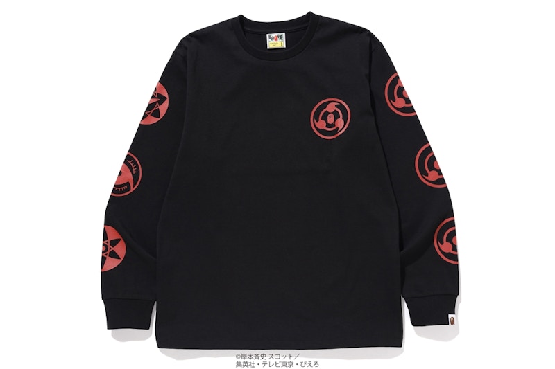 Bape Naruto LS Tee Black