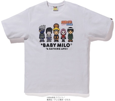 Bape Naruto Milo 3 Tee White Buy Bape Naruto Milo 3 Tee White