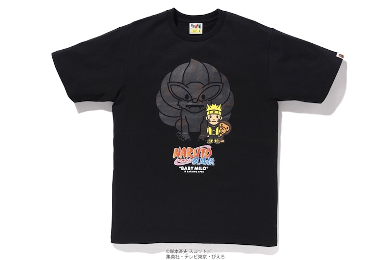 Bape Naruto Milo 4 Tee Black