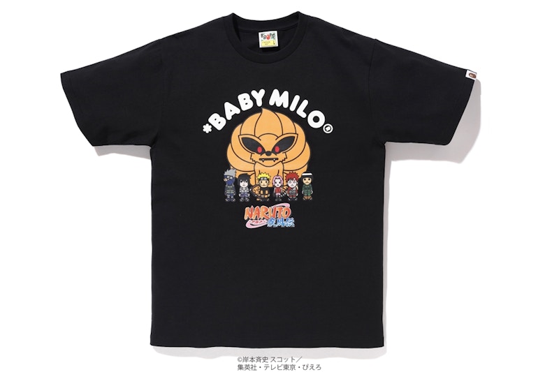 Bape Naruto Milo 5 Tee Black
