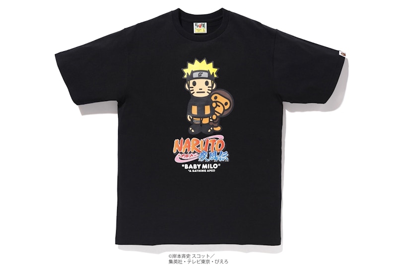 Bape Naruto Milo 6 Tee Black