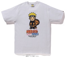Bape Naruto Milo 6 Tee White Bape Naruto Milo 6 Tee White