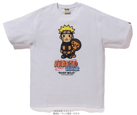 Bape Naruto Milo 6 Tee White Buy Bape Naruto Milo 6 Tee White