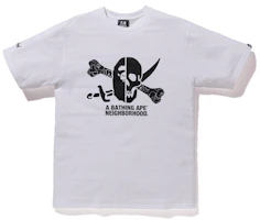 BAPE NEIGHBORHOOD Ape & Skull Tee White BAPE NEIGHBORHOOD Ape & Skull Tee White