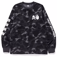 BAPE NEIGHBORHOOD Camo Long Sleeve Tee Black BAPE NEIGHBORHOOD Camo Long Sleeve Tee Black