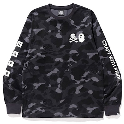 Camiseta Manga Larga Negra BAPE NEIGHBORHOOD Camo Buy Camiseta Manga Larga Negra BAPE NEIGHBORHOOD Camo