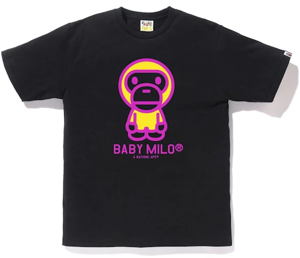 bape-neon-baby-milo-tee-black-orange