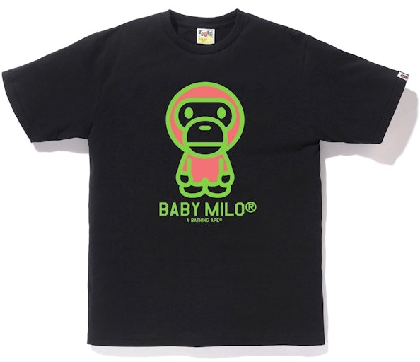 bape-neon-baby-milo-tee-black-yellow