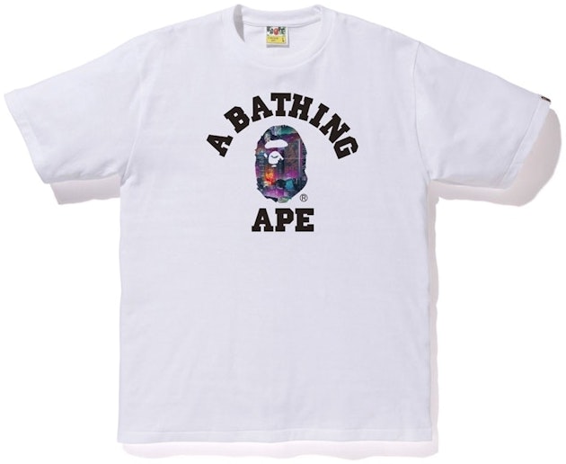 bape-neon-tokyo-college-tee-white