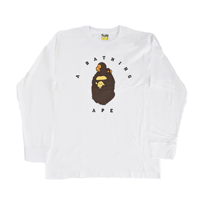 BAPE New Year 2021 Premium Milo Longsleeve White