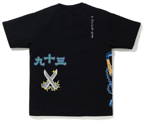 Kaos Pendek BAPE Ninja Tee Grafik. 1G30-110-093 7