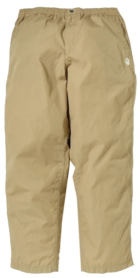 bape-one-point-easy-pants-beige
