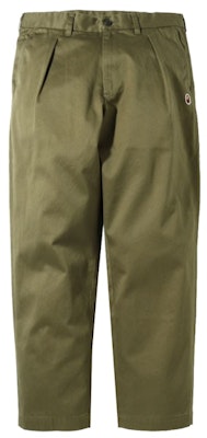 BAPE One Point Loose Fit Chino Pants Olivedrab Buy BAPE One Point Loose Fit Chino Pants Olivedrab