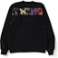 Order Bape One Point Mix Camo Big Logo Crewneck Black