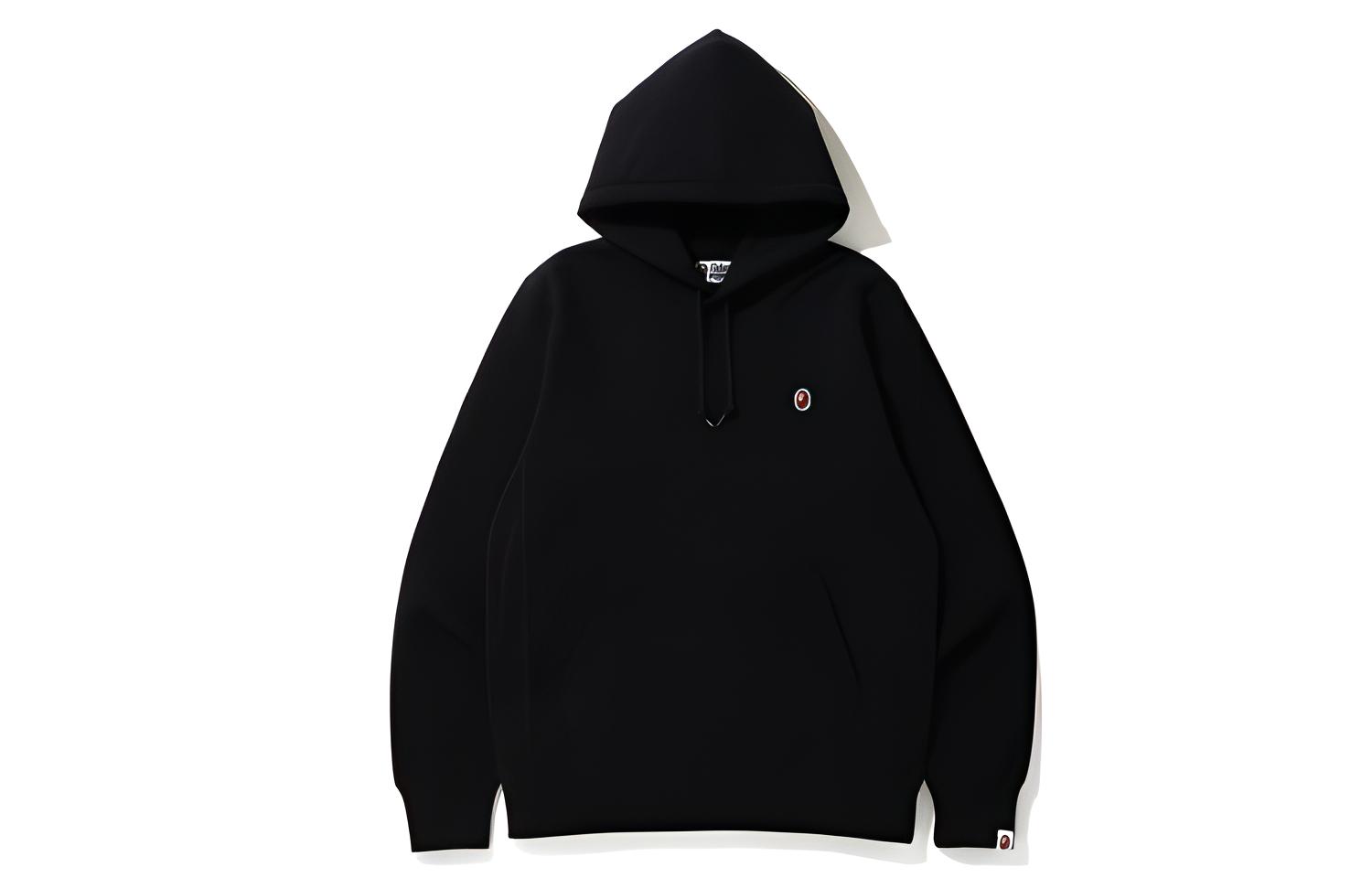 BAPE One Point Pullover Hoodie Logo Embroidery Unisex Sweatshirt 0ZXSWM114013E