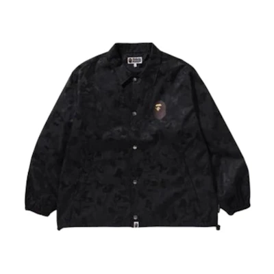 BAPE Oversized Drop Shoulder Black Long Sleeve Jacket 1K20-140-018