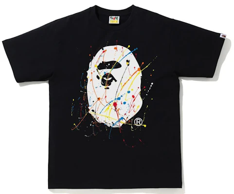 BAPE 潑漆猿人頭黑色 T 恤 Buy BAPE 潑漆猿人頭黑色 T 恤