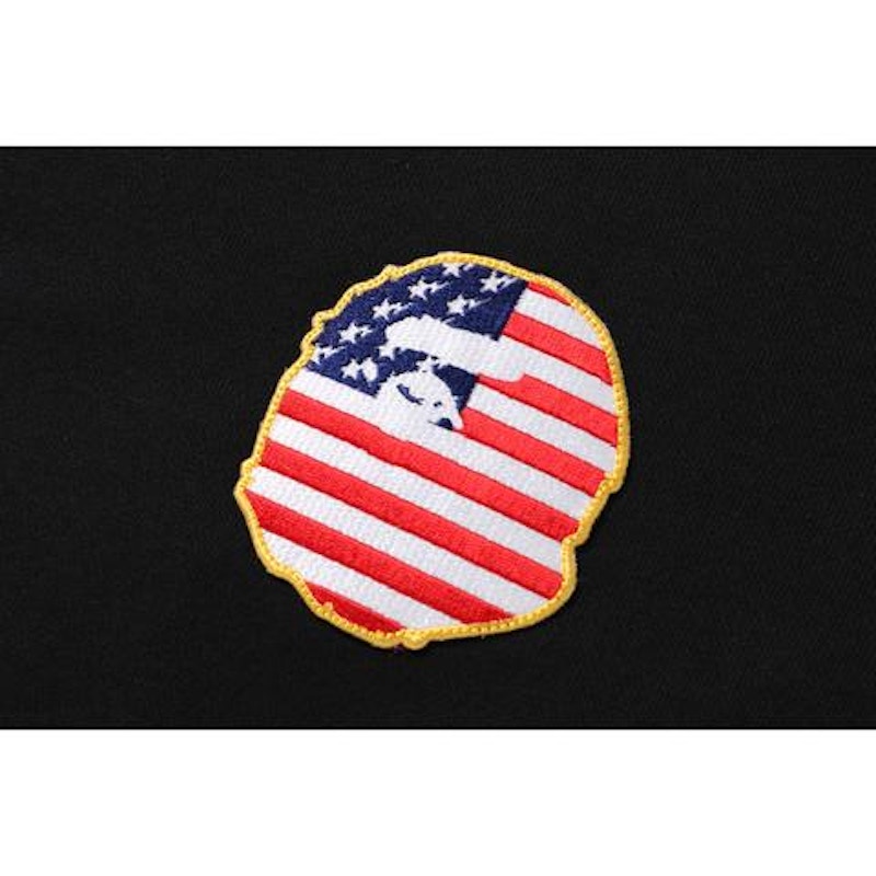 BAPE Patch Pullover Hoodie Black 圖 3