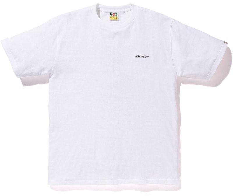 bape-patch-tee-white