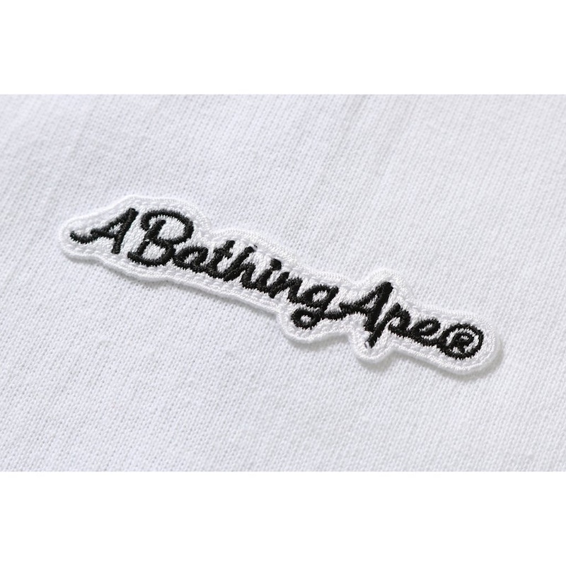 Lookbook Camiseta Bape Patch Blanca
