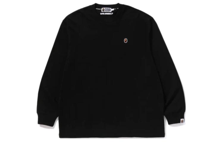 BAPE Patchwork Slim Fit Crewneck Pullover Sweatshirt 1K30-111-303