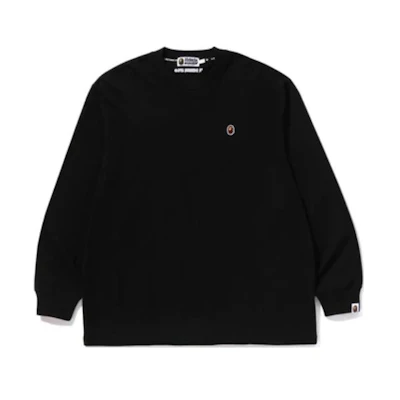BAPE Patchwork Slim Fit Crewneck Pullover Sweatshirt 1K30-111-303