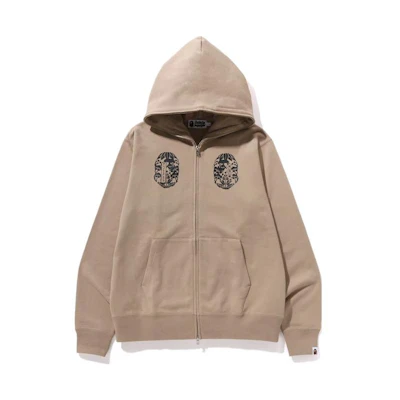 BAPE Pattern Full-Zip Hoodie Long Sleeve 1J72-115-015