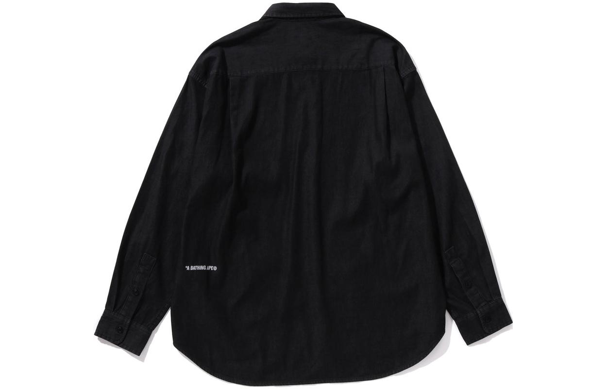 Lookbook BAPE 迷彩圖案長袖襯衫男款。 1J80-131-055