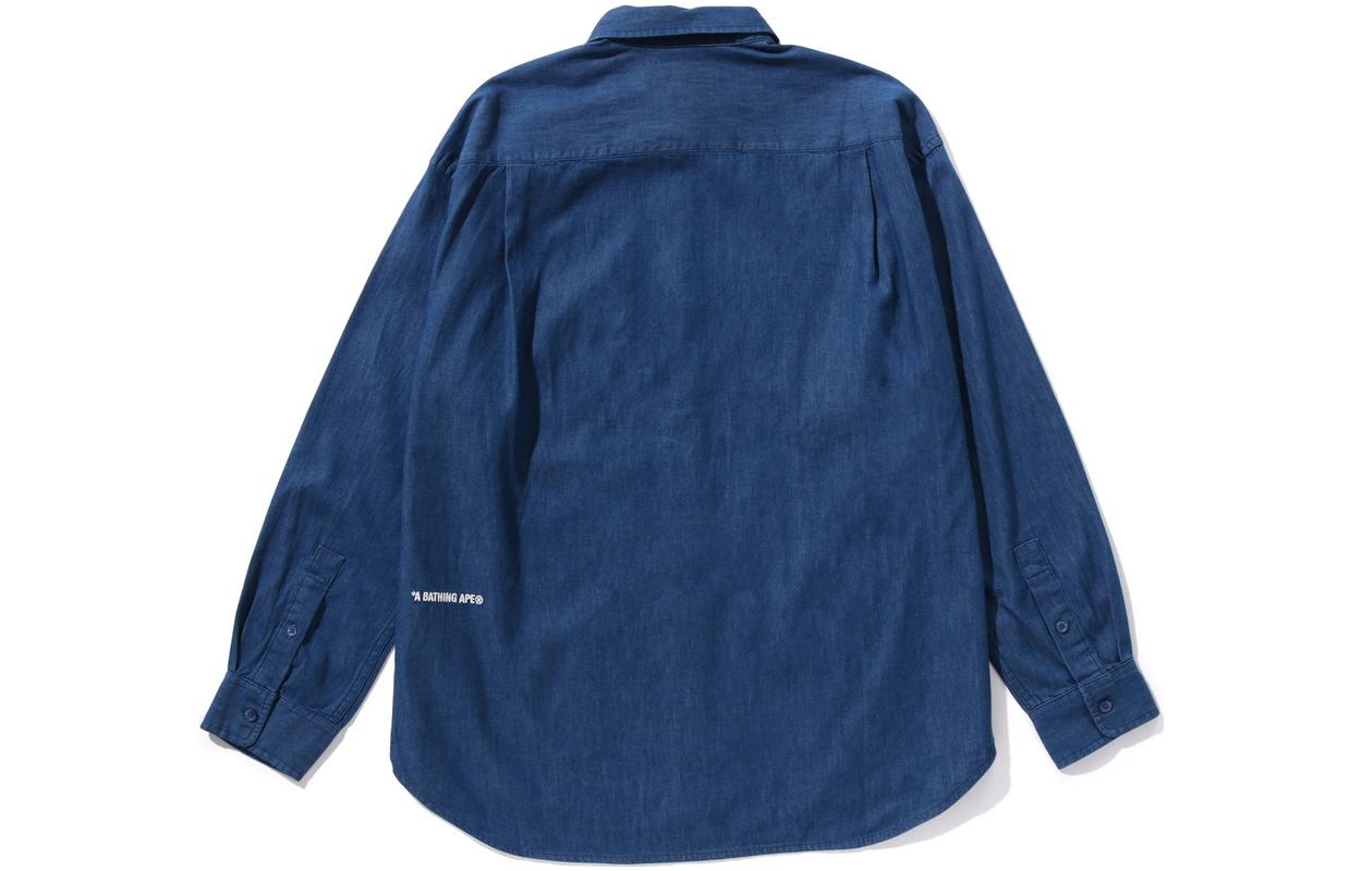 Sizing BAPE 迷彩圖案長袖襯衫男款。 1J80-131-055