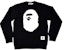 BAPE Premium Happy New Year Ape Head Logo Crewneck (SS22) Black