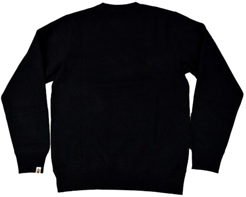 BAPE Premium Happy New Year Ape Head Logo Crewneck (SS22) Black Order BAPE Premium Happy New Year Ape Head Logo Crewneck (SS22) Black