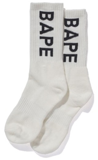 bape-premium-summer-bag-logo-socks-white