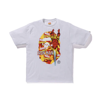 BAPE Printed White Short Sleeve T-Shirt Unisex 1F23110920