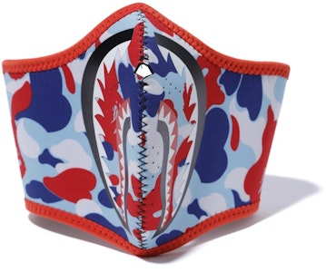 Masker Bape PSG Shark Biru Buy Masker Bape PSG Shark Biru