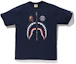 Buy Bape PSG Shark Tee Navy