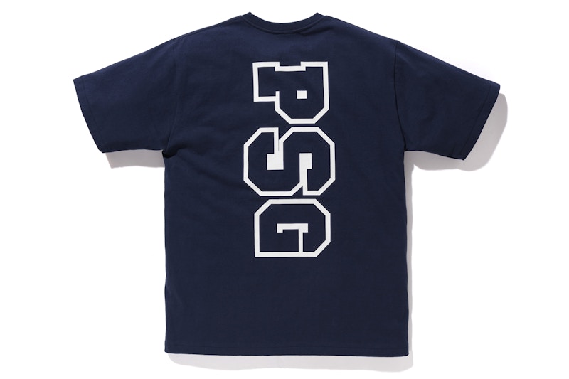 Bape PSG Shark Tee Navy 圖 2