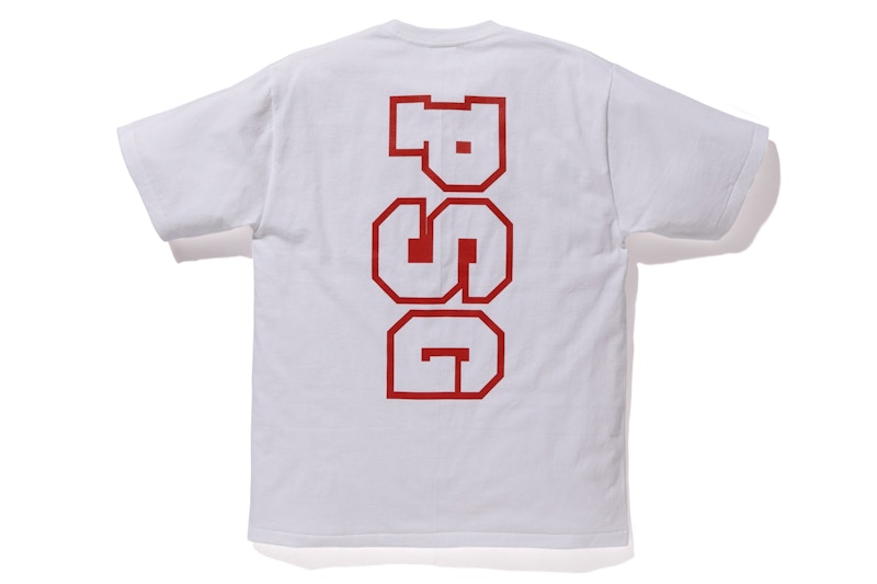 Bape PSG Shark Tee White 圖 2