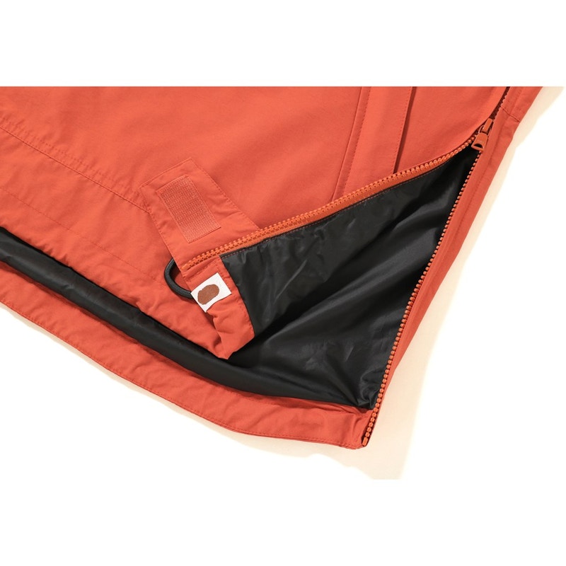 Lookbook Bape Pullover Anorak Oren - Jaket Hoodie Unisex Stylish