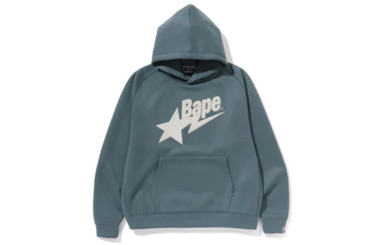 BAPE Pullover Hoodie with Letter Logo Print 1J20-114-006