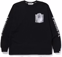 BAPE Reflective Camo Ape Head Relaxed Long Sleeve Tee Mens 1H80-111-011 BAPE Reflective Camo Ape Head Relaxed Long Sleeve Tee Mens 1H80-111-011
