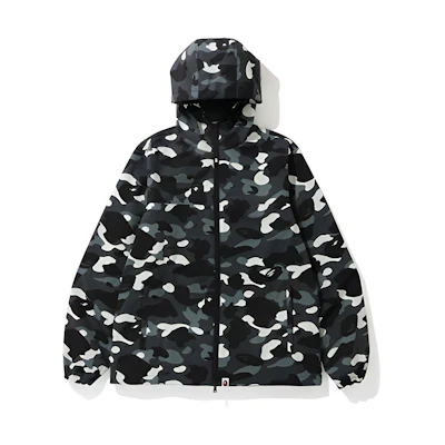 BAPE Reflective Camo Hooded Jacket Unisex Black 1F70-141-007