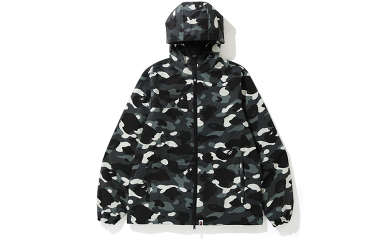 BAPE Reflective Camo Hooded Jacket Unisex Black 1F70-141-007 圖 2