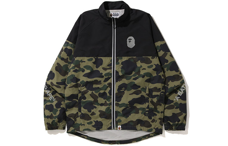 BAPE Reflective Print Colorblock Jacket 0ZXJKM140017E