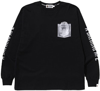 Camiseta BAPE Reflectiva Camo Ape Head Bolsillo Relajado Manga Larga 'Negra' Buy Camiseta BAPE Reflectiva Camo Ape Head Bolsillo Relajado Manga Larga 'Negra'