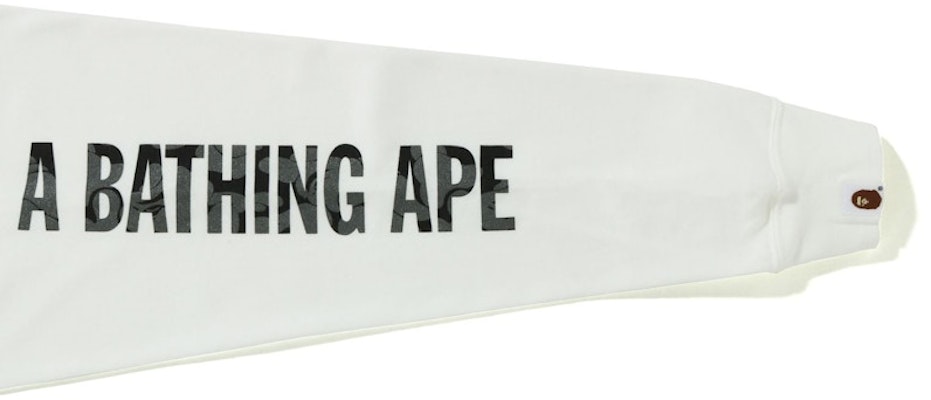 BAPE Reflective Solid Camo Ape Head Relaxed Fit Pocket L S Tee 'White' Order BAPE Reflective Solid Camo Ape Head Relaxed Fit Pocket L S Tee 'White'