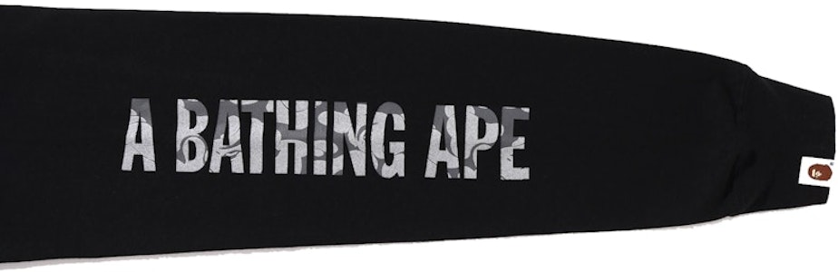 Camiseta BAPE Reflectiva Camo Ape Head Bolsillo Relajado Manga Larga 'Negra' Order Camiseta BAPE Reflectiva Camo Ape Head Bolsillo Relajado Manga Larga 'Negra'