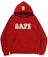 BAPE Relaxed Fit Pullover Hoodie 'Red' BAPE Relaxed Fit Pullover Hoodie 'Red'