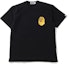 Buy Camiseta Negra BAPE Relaxed con Motivo de Joyería