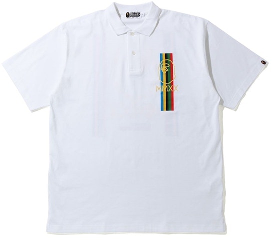 bape-relaxed-line-polo-white